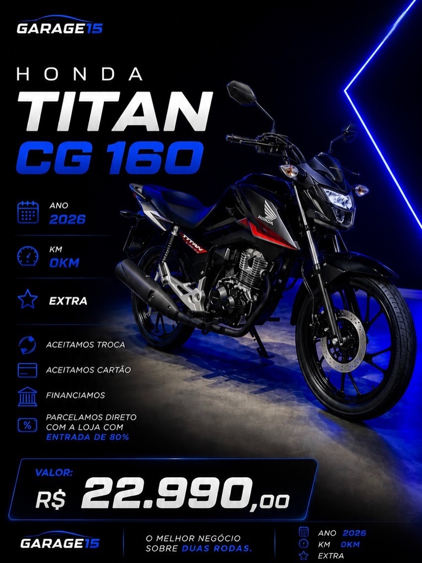 Honda CG 160 Titan 2026